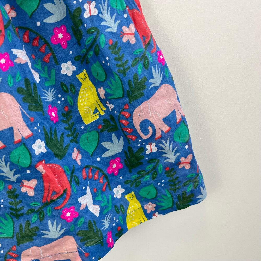 Mini Boden Ruffle Jungle Tank Top 6-7 - Picture 4 of 6